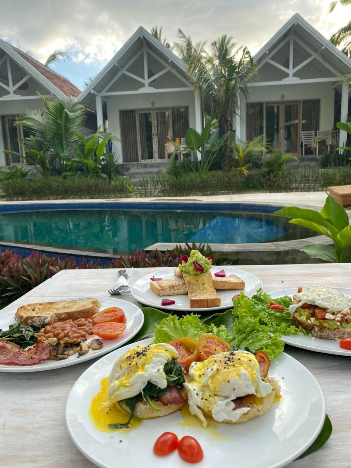 Penida West Palm Cottage Toyapakeh ภายนอก รูปภาพ